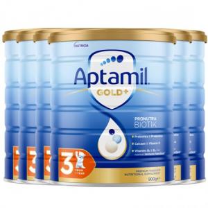 Aptamil Gold+ Stage 3 Toddler Milk 900g*6
