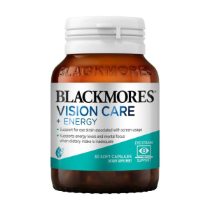 Blackmores Vision Care + Energy 30 Capsules