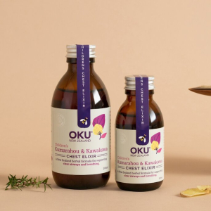 OKU Chest Elixir 200ml Child - Kumarahou and Kawakawa