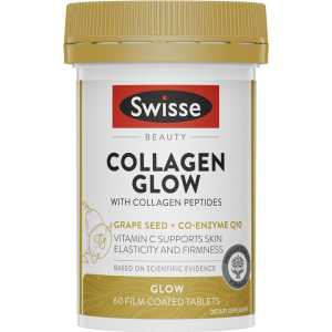Swisse Beauty Collagen Glow With Collagen Peptides 60 Tablets