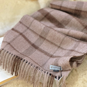 (Discontinued) Alpaca Field Eco Plaid Scarf 3