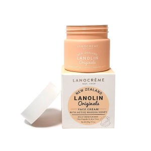 Lanocreme Face Cream with Active Manuka Honey 100g (orange)